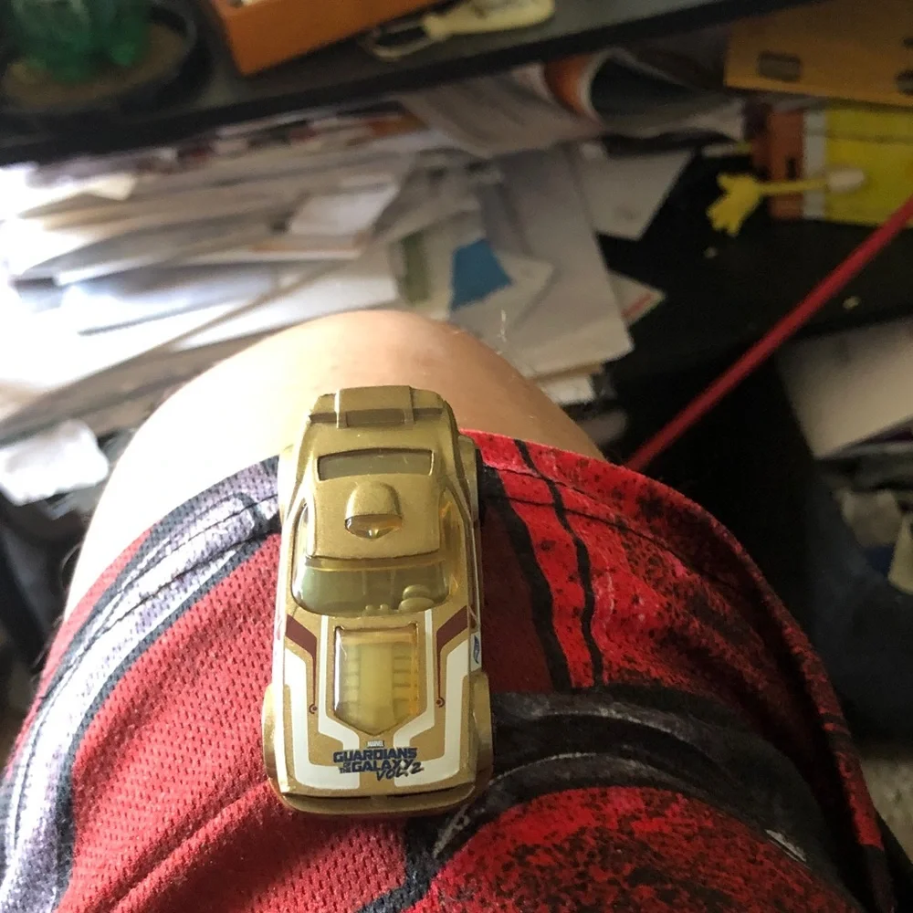 Gold Toy Car - 'Guardians of the Galaxy' Decal